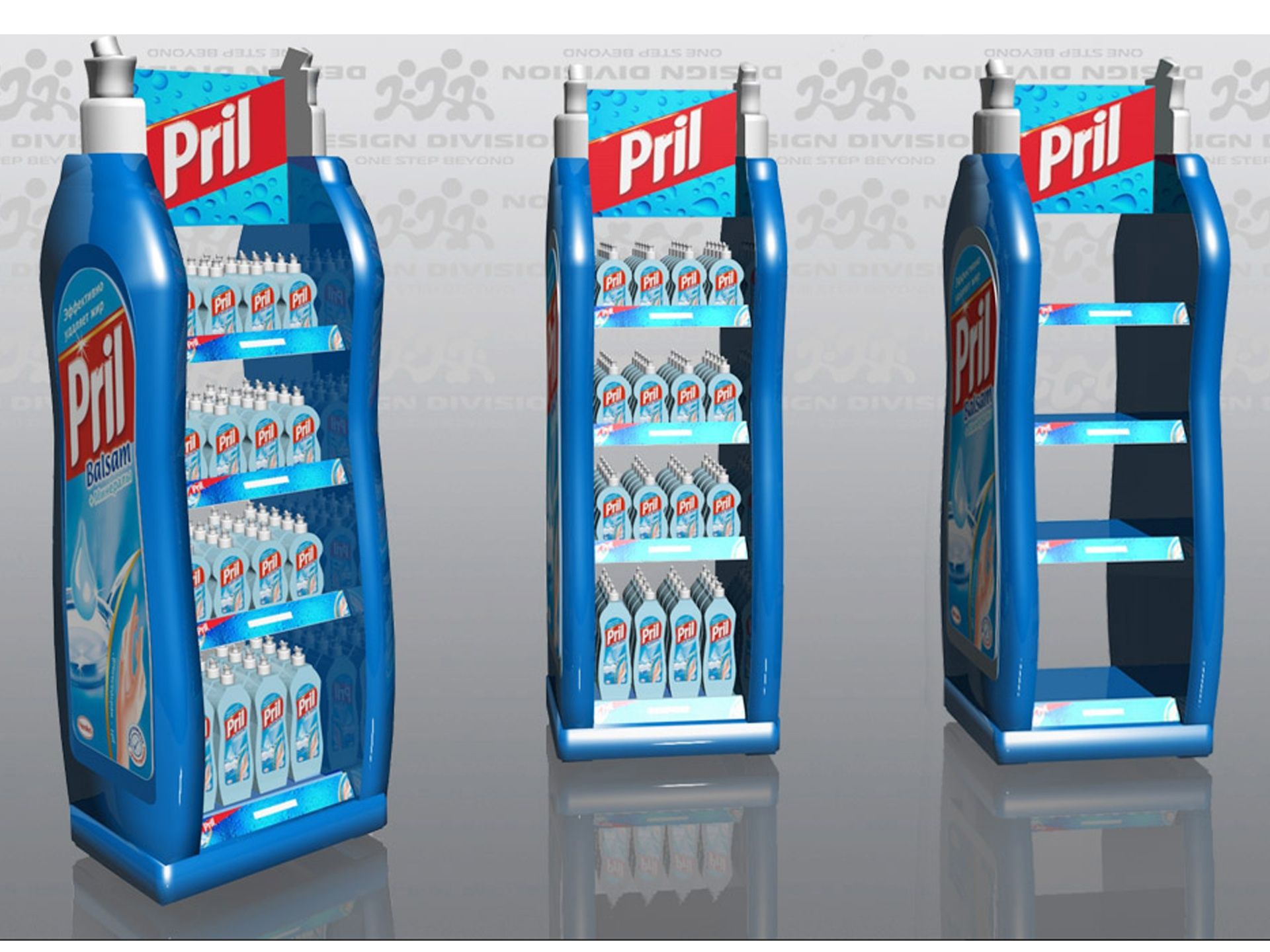 Напольный дисплей "Pril"