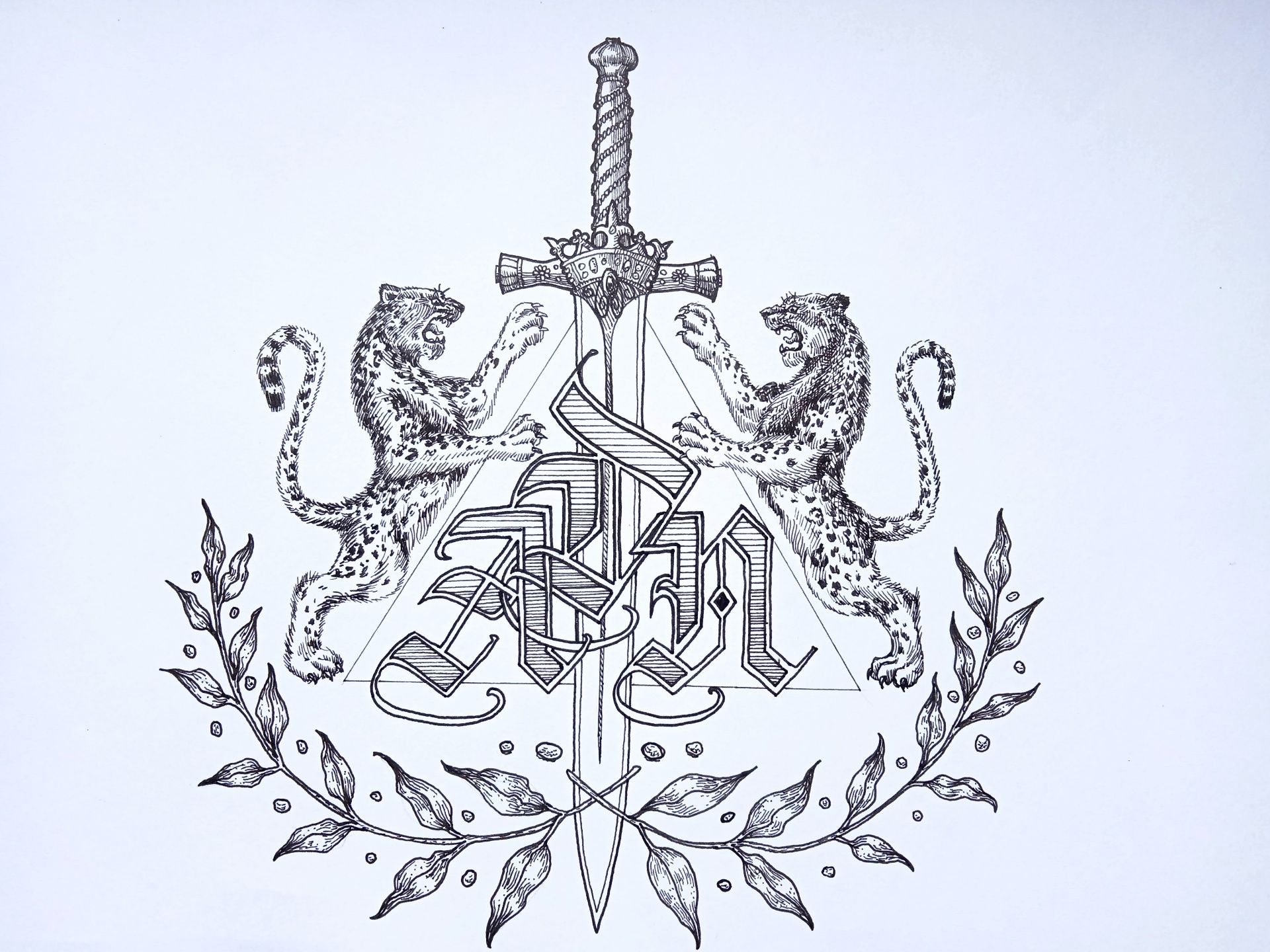 Гербовая монограмма.