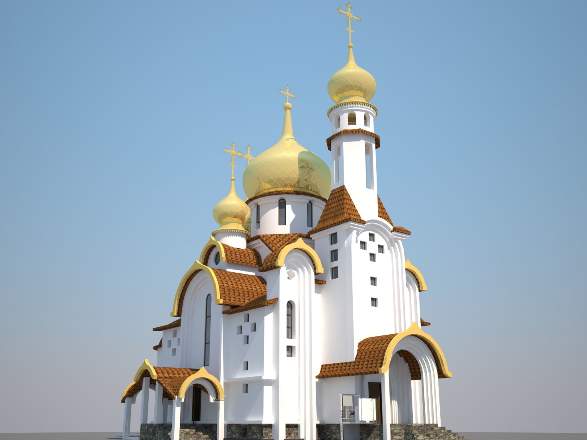Эскизный проект храма в г. Краснодаре