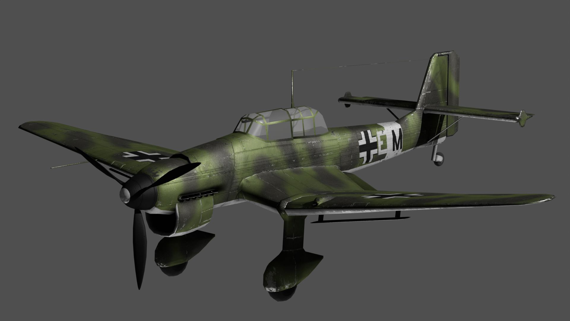 Немецкий самолёт JUNKERS "JU-87