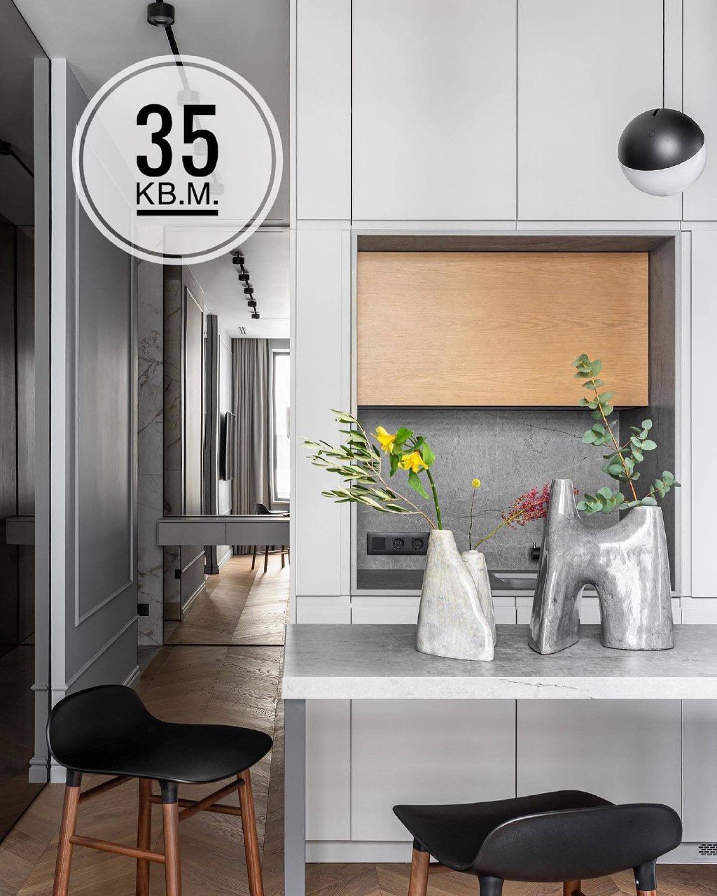 Квартира студия 35м2