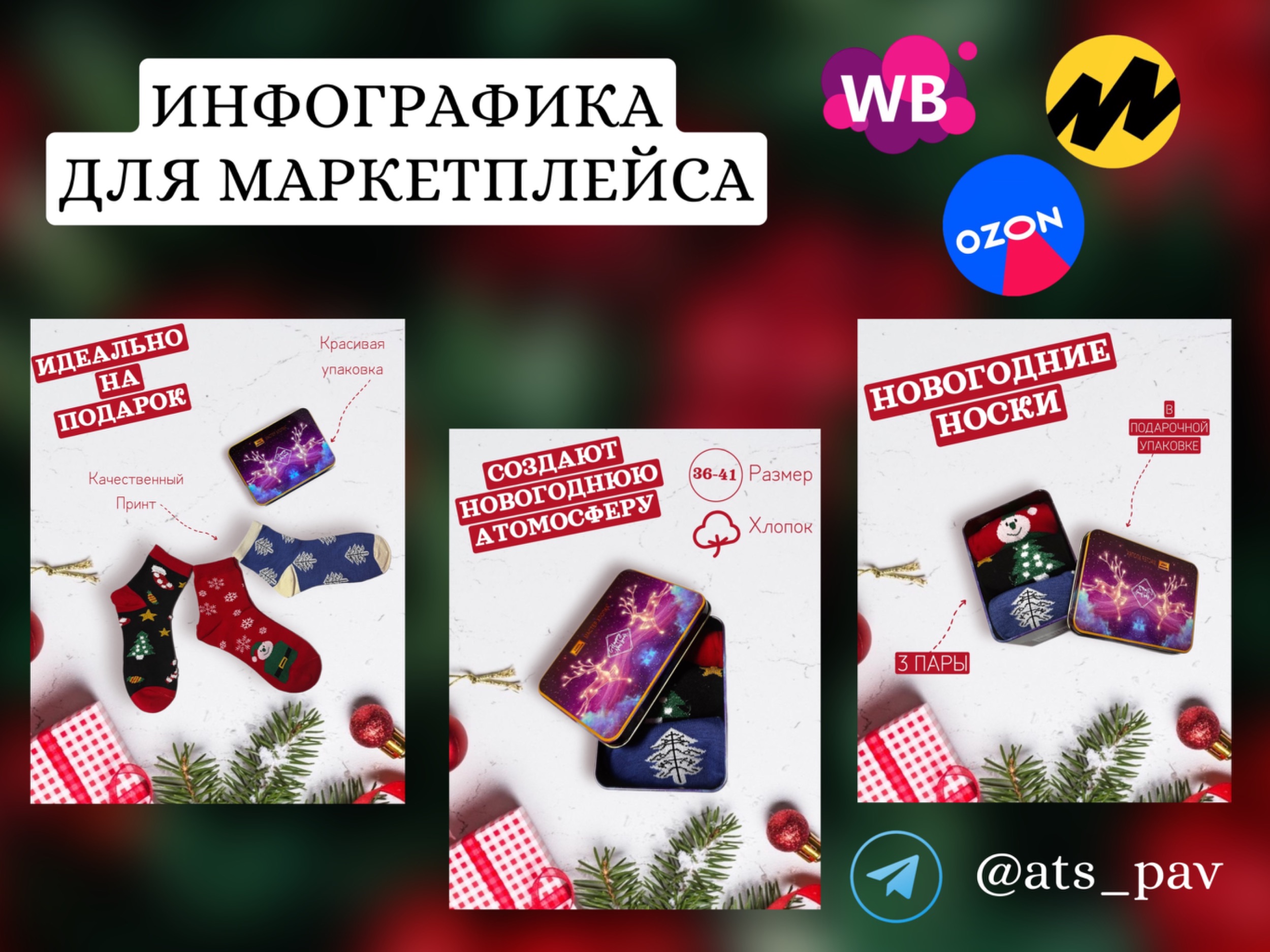 Инфографика для маркетплейсов