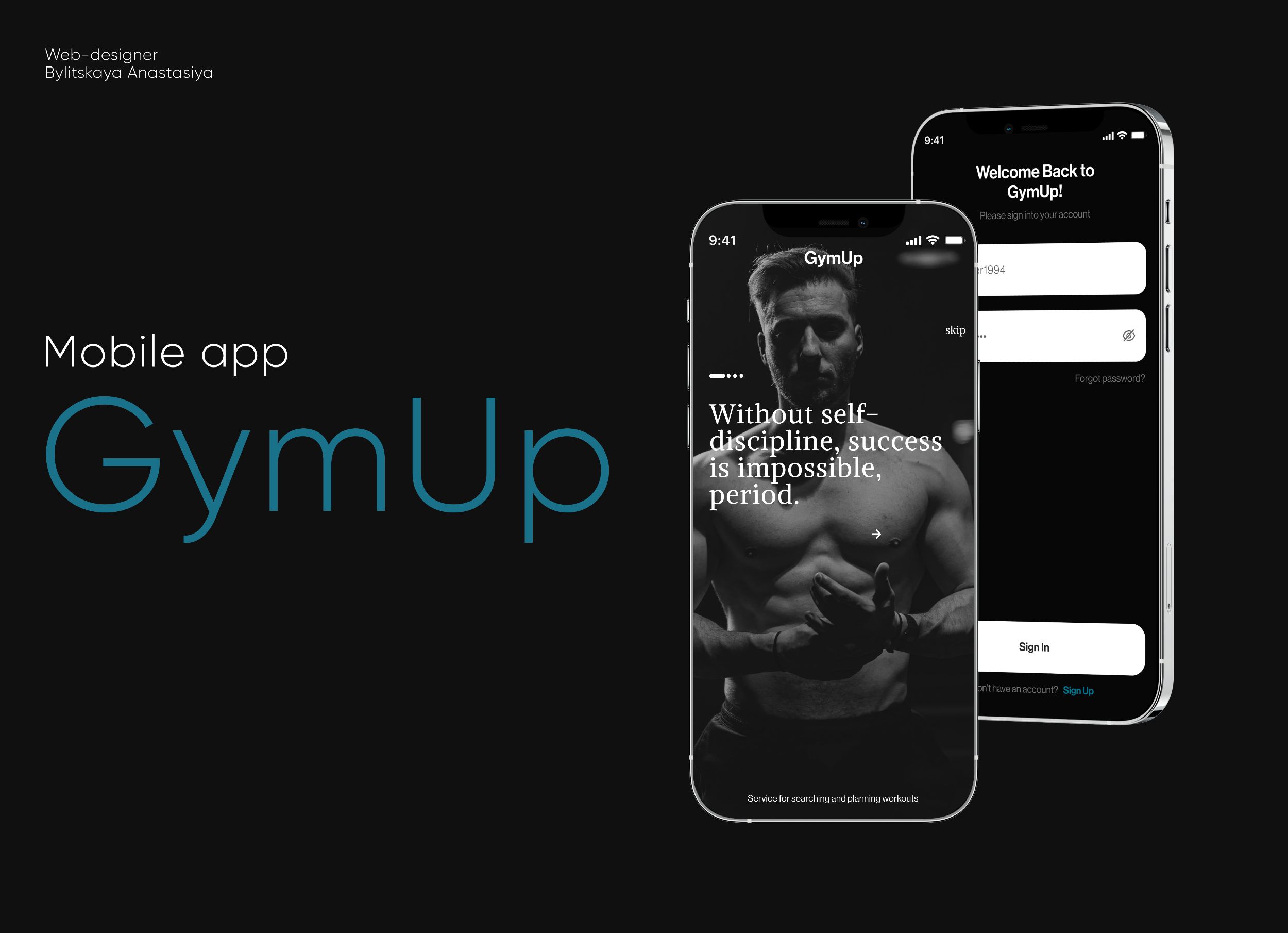 Mobile App (Gym UP)