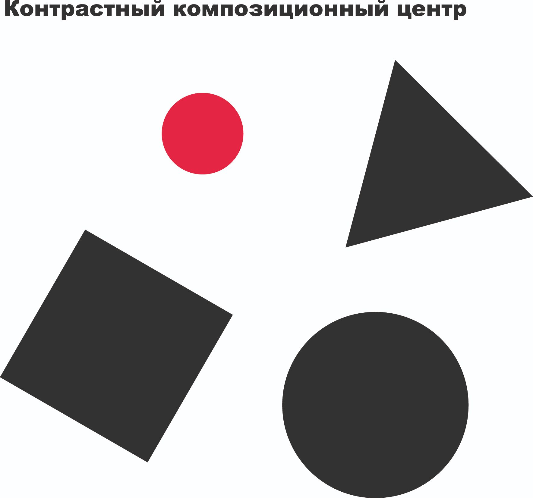 Композиция с геометрическими фигурами