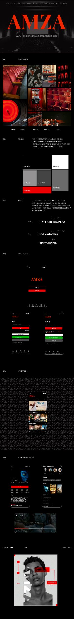 UX/UI DESIGN FOR A CINEMA MOBILE APP