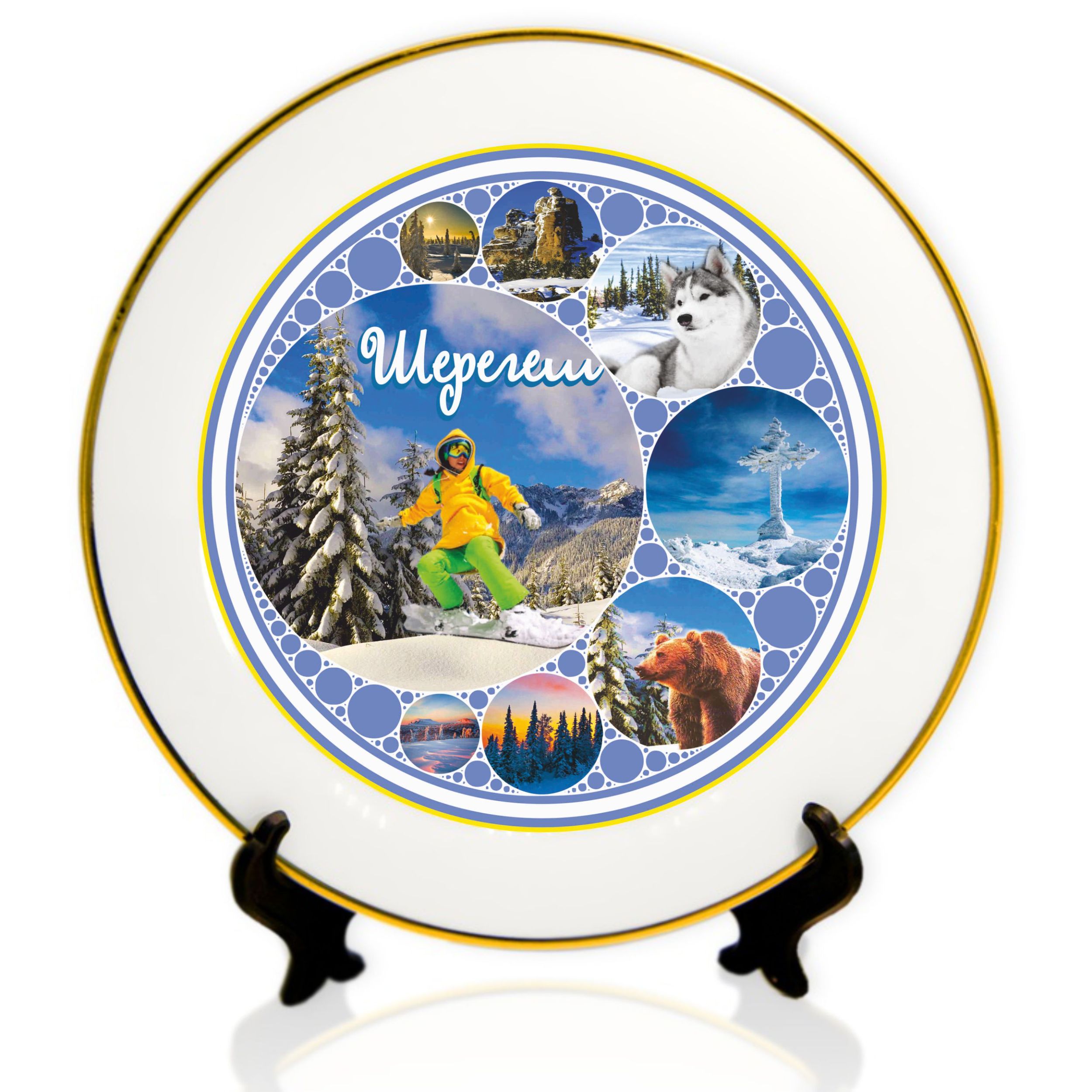 Дизайн декоративной тарелки