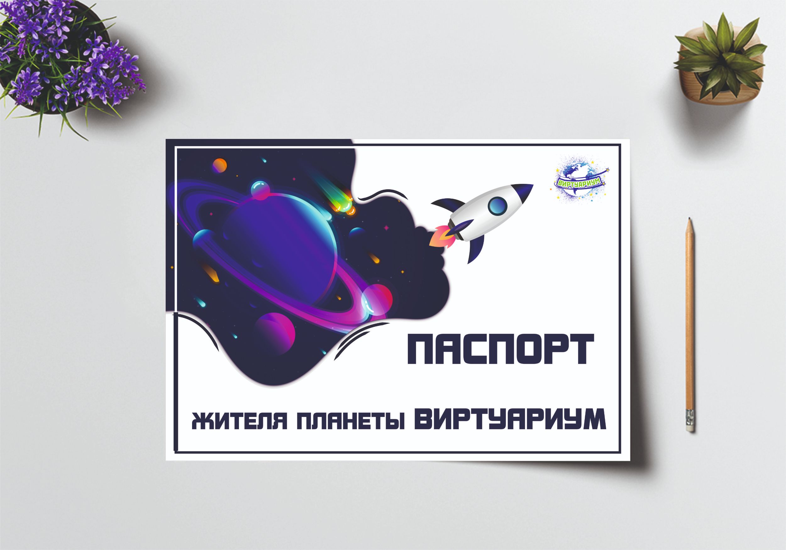 Макет удостоверения