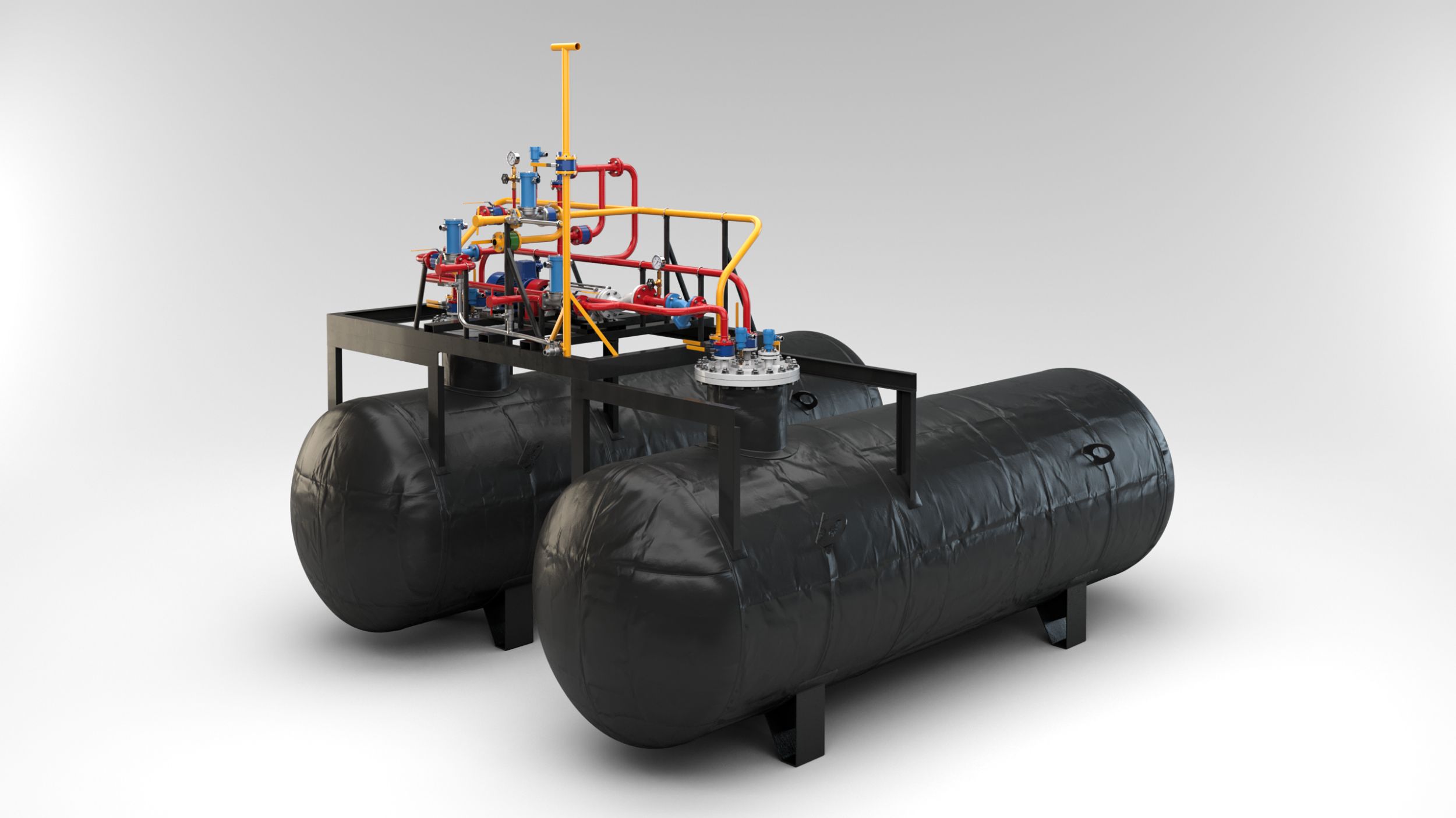 Визуализация оборудования для компании битнефтегаз