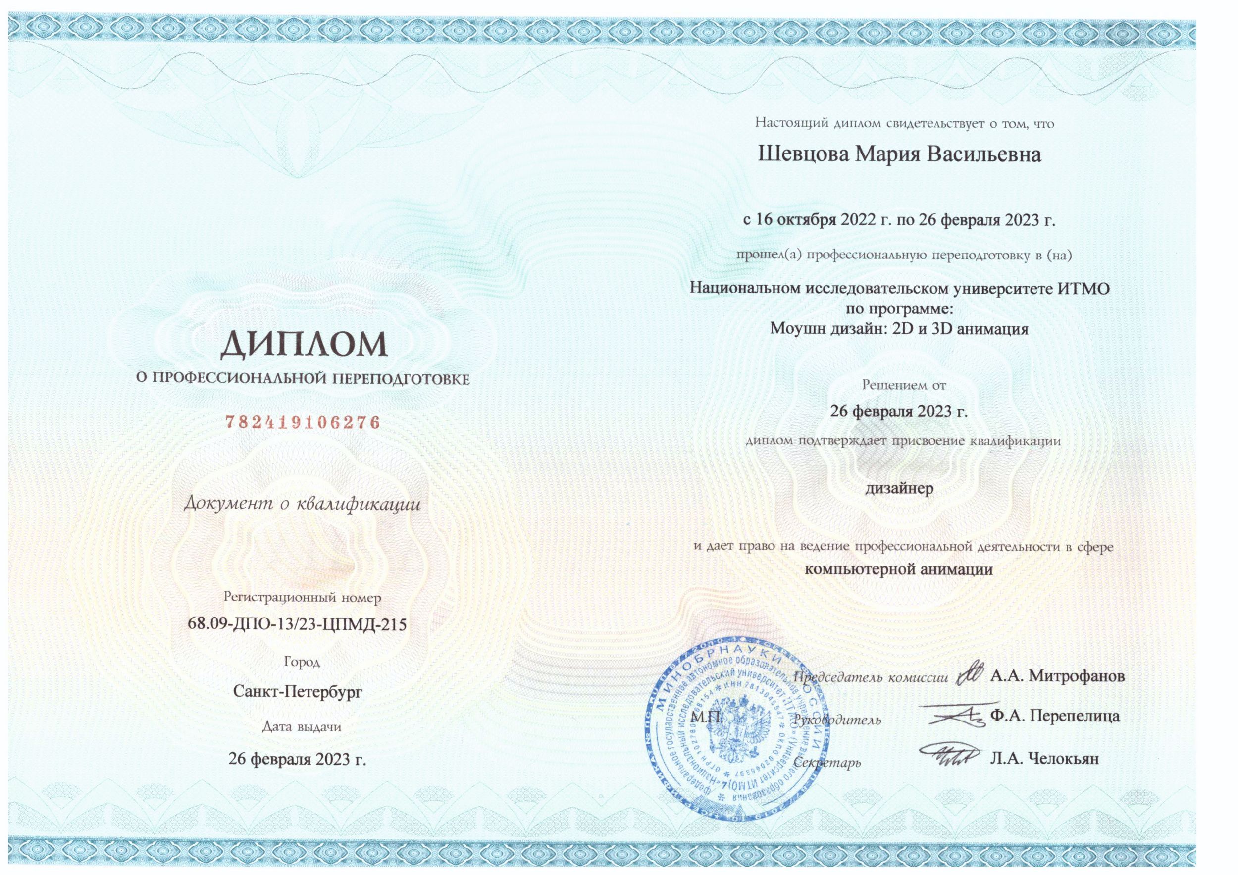 Дипломы
