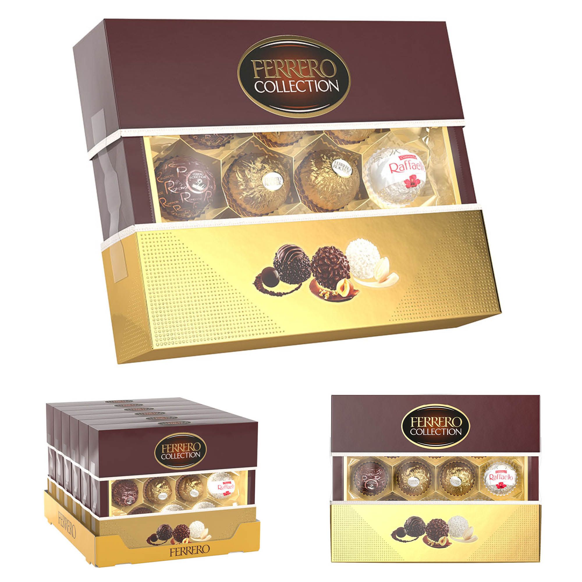 3D визуализация Ferrero Collection. Modo, Photoshop, Illustrator.