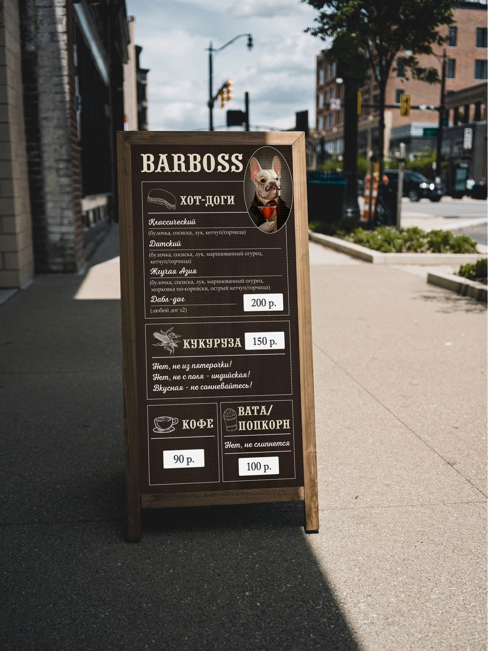 Меню-борд Barboss