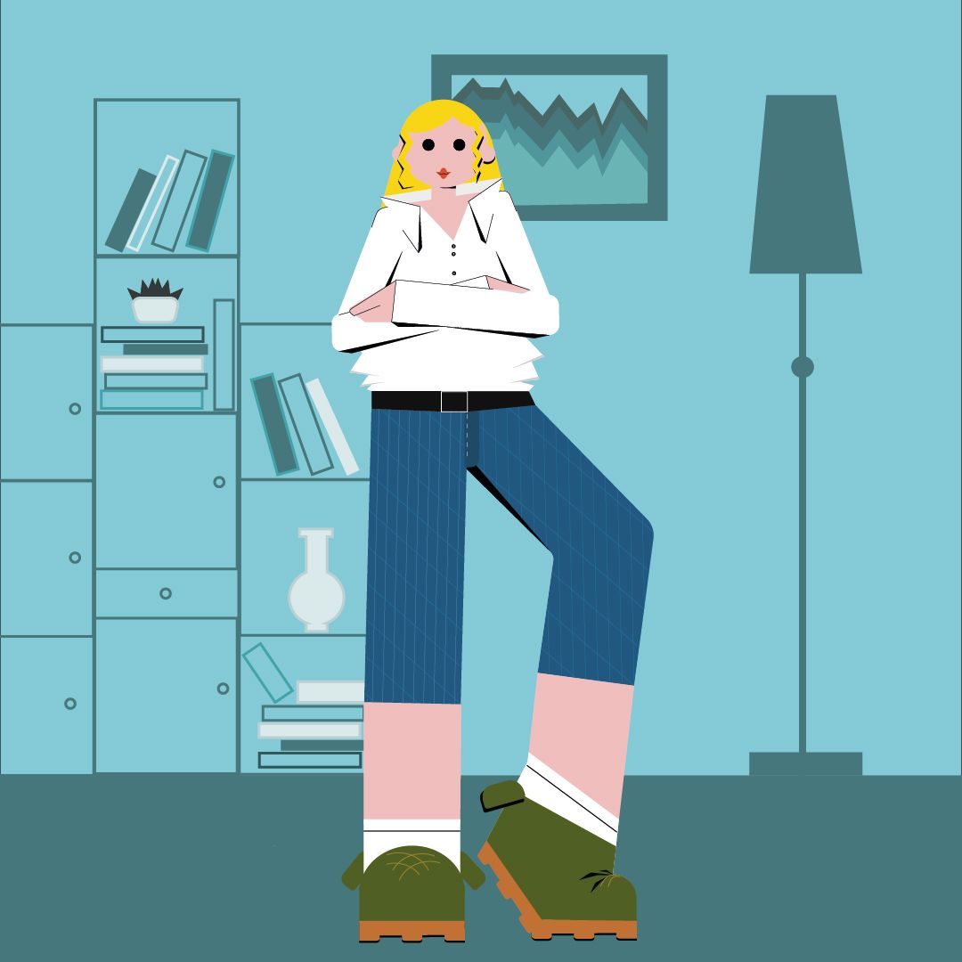 Персонаж в Adobe illustrator