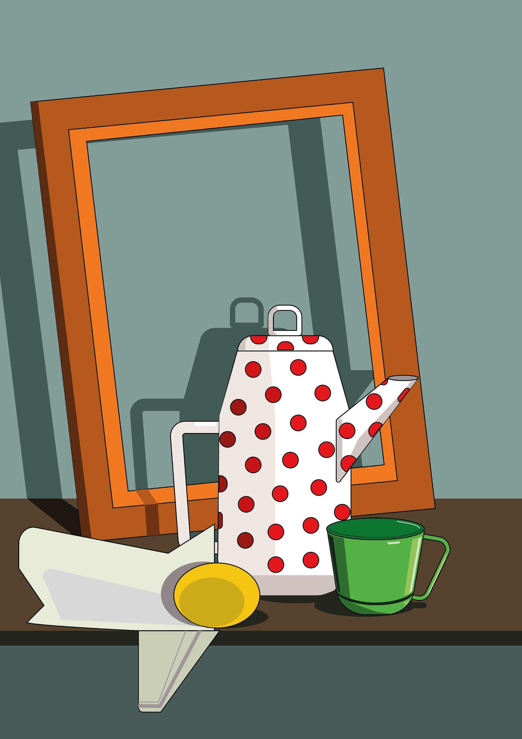Натюрморт в adobe Illustrator