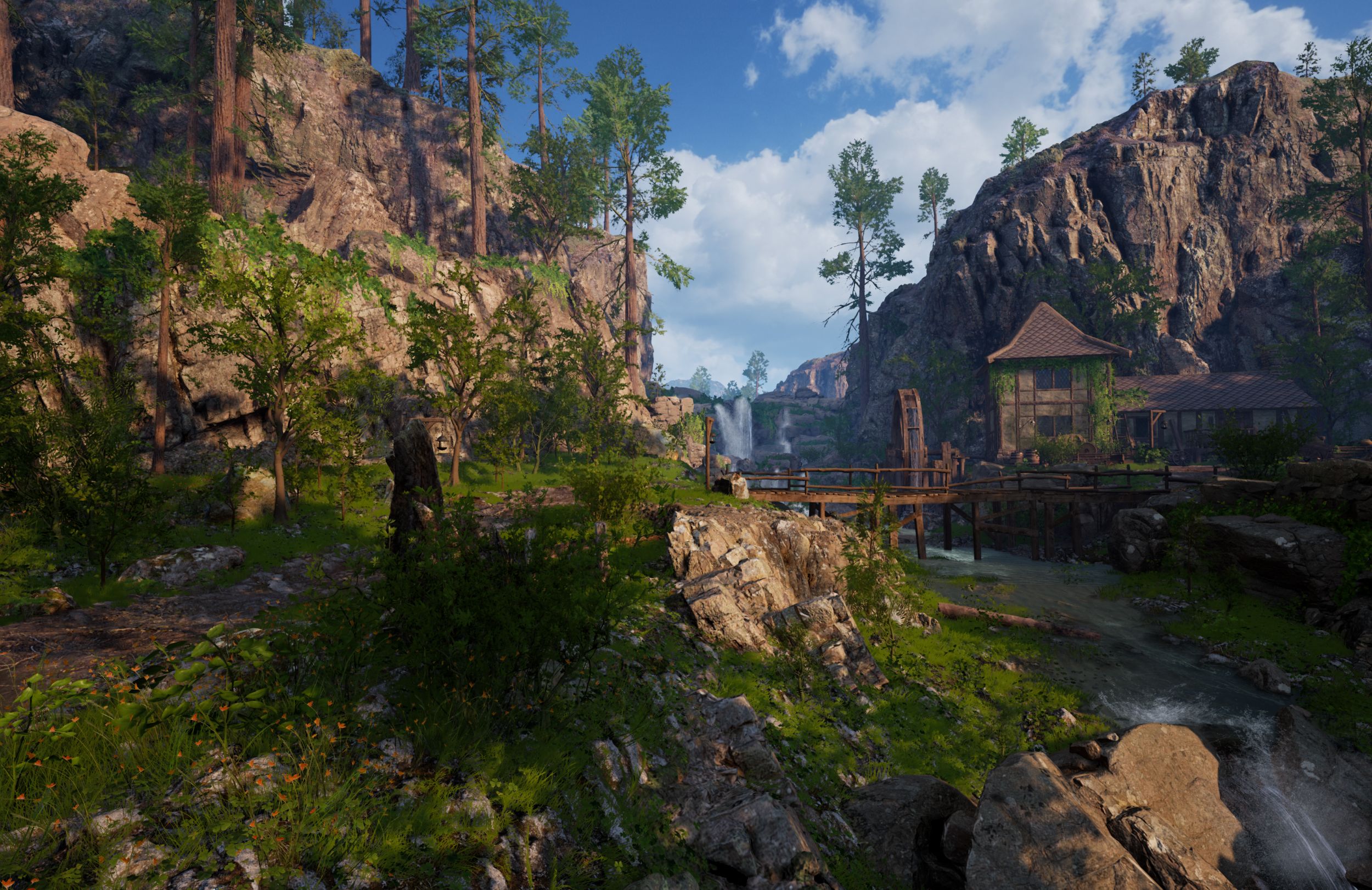 Локация выполнена в UE4