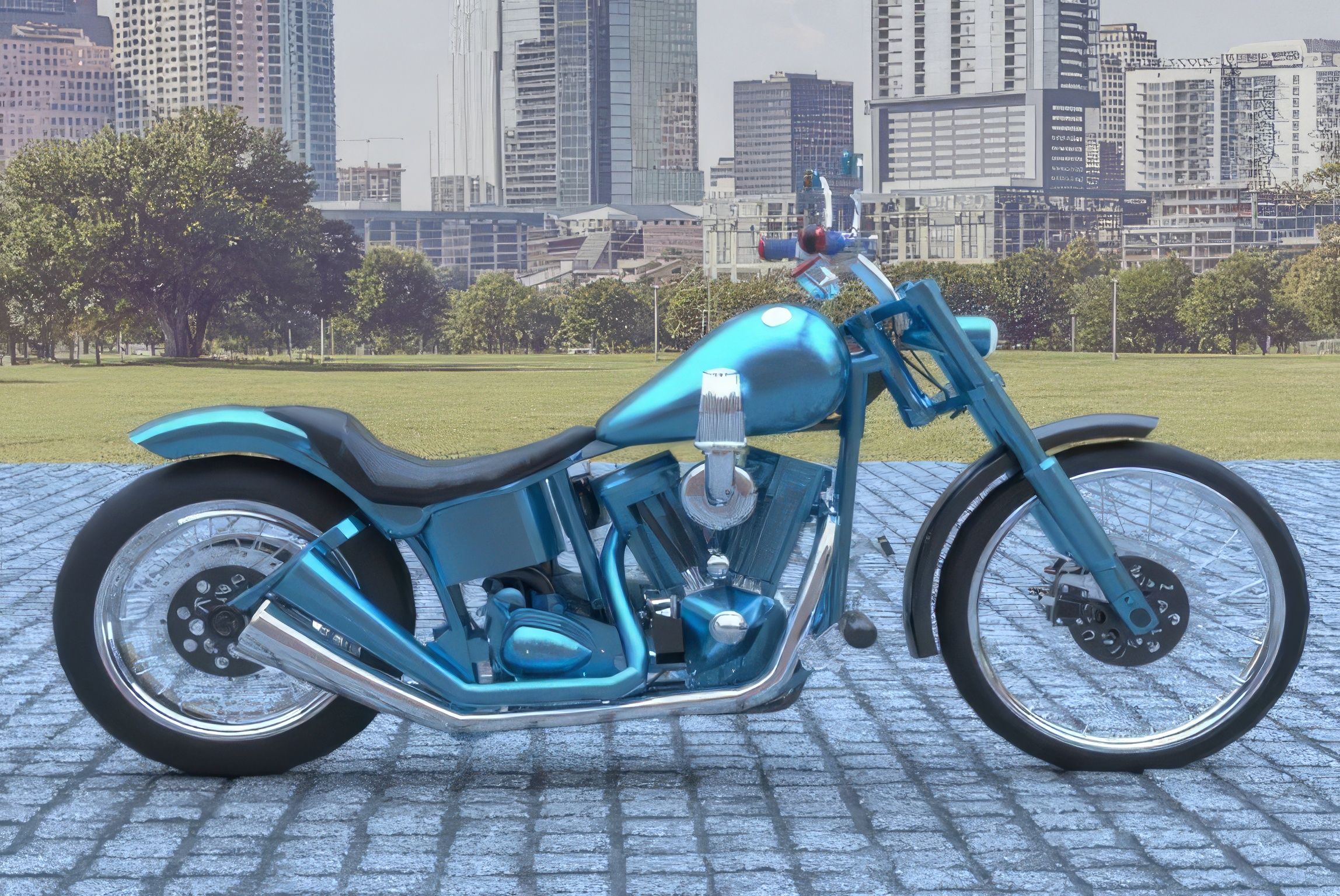 3D Модель Harley Davidson
