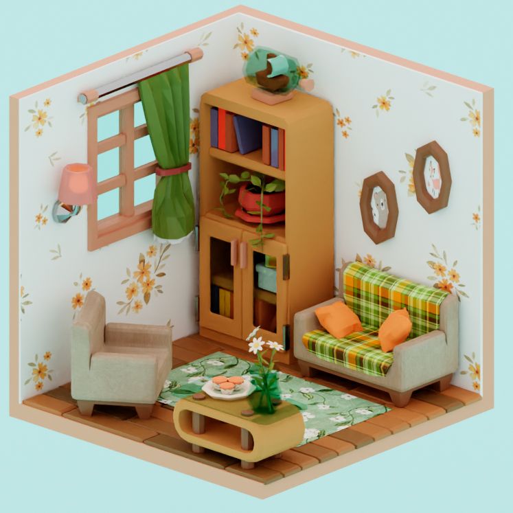 3d комнаты