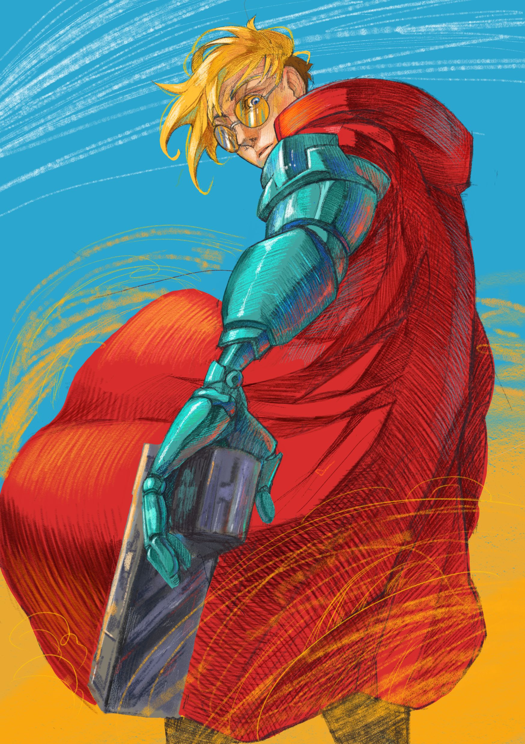 Фанат по аниме "Trigun stampede"