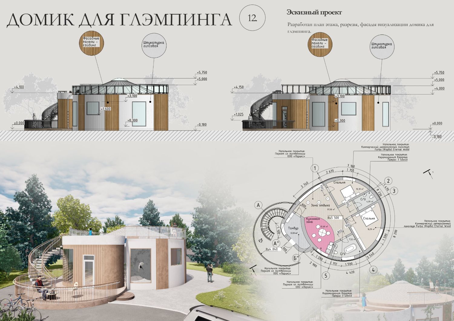 Проектирование домика для глэмпинга