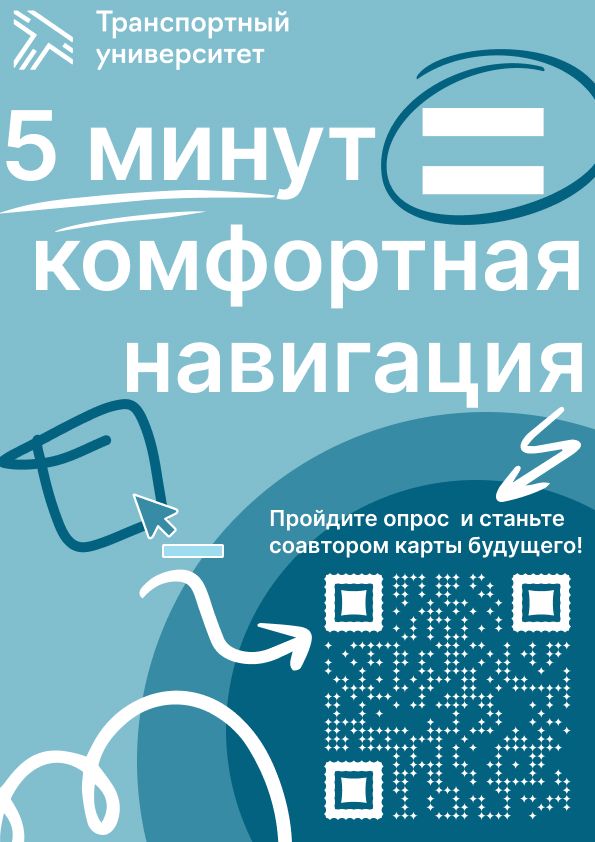 Плакат-постер проектной деятельности для прохождения опроса в РУТ(МИИТ)