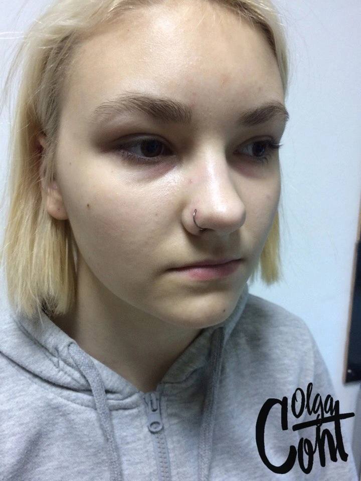 Nose piercing