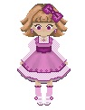 Иллюстрации и анимация персонажей для флеш-игры в жанре dress-up