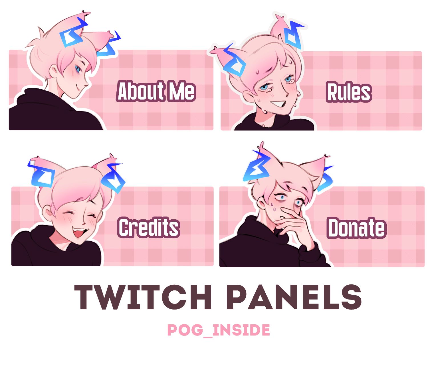 Twitch панели