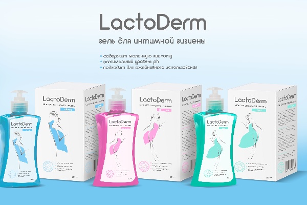 Дизайн упаковки и этикетки ТМ Lactoderm