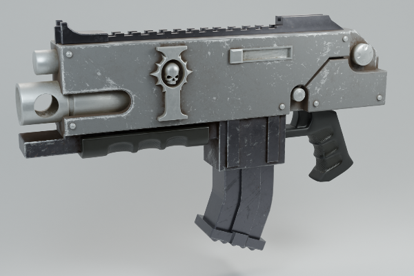 Модель болтера Adepta Sororitas из  WH40K.