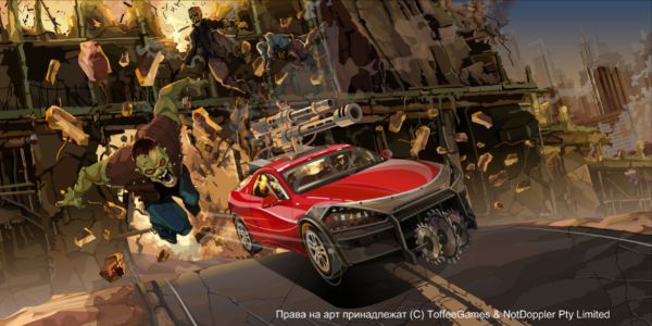 Рисовал весь арт для мобильной игры Earn to Die 3, и частично для игры Earn to Die 2