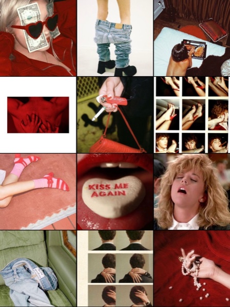 Визуальная презентация из образцов (moodboard)