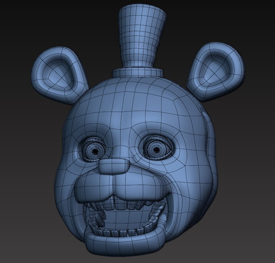 3D model - Stylized Freddy Head