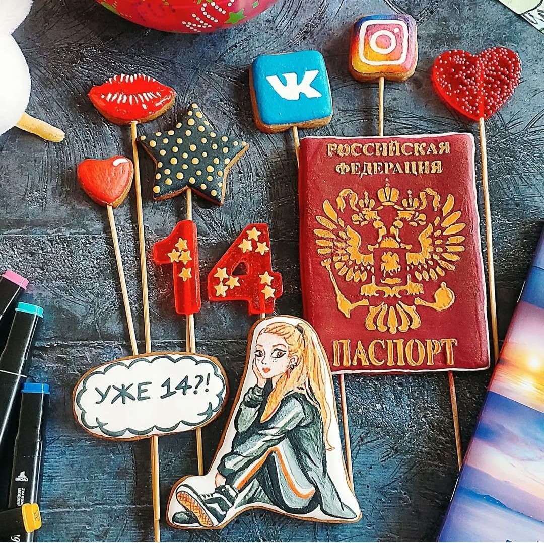 Пряничные топперы