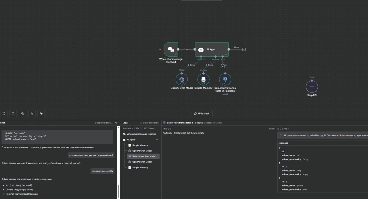 (n8n) Telegram - GPT - Supabase workflow
