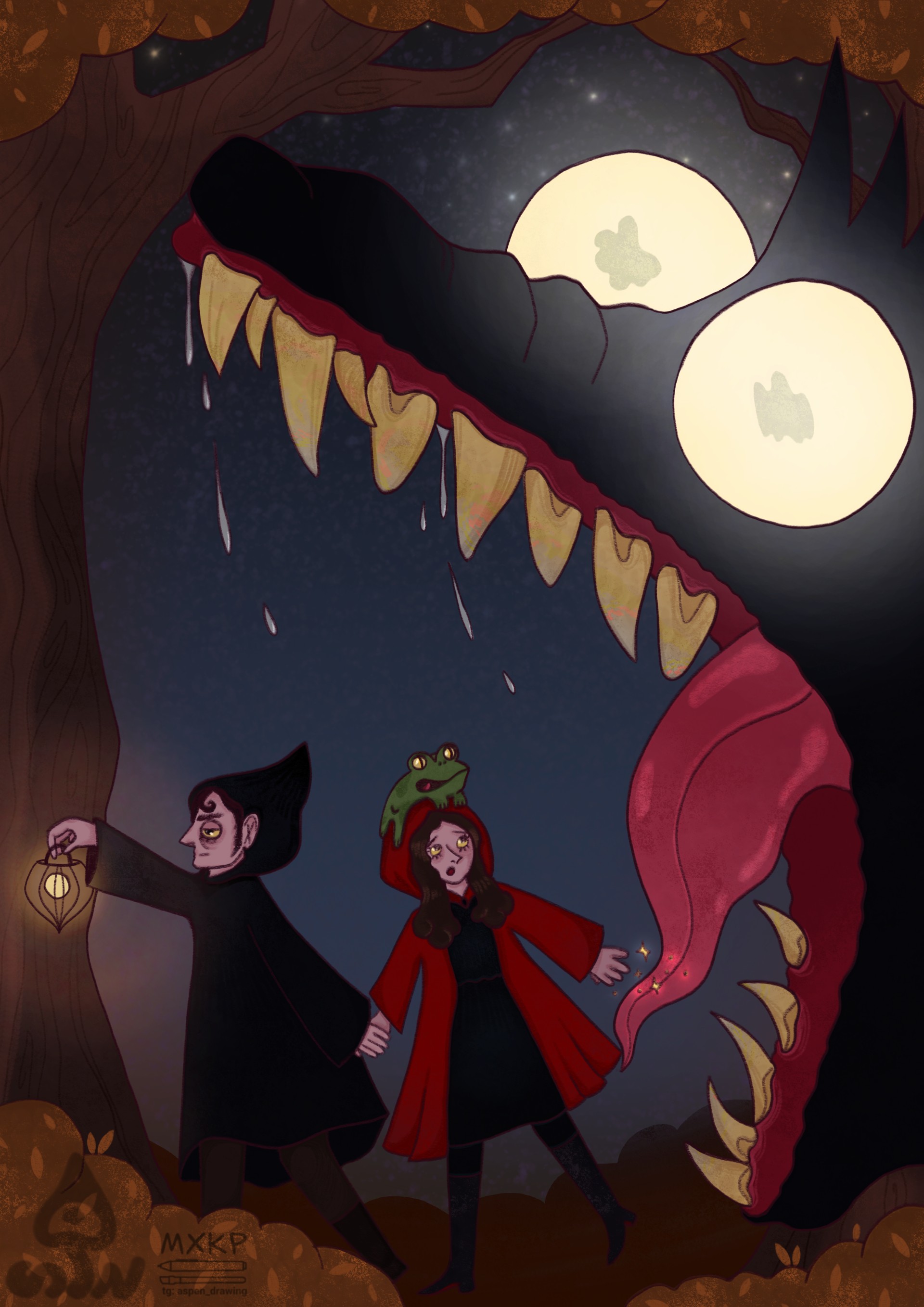 Редрав кадра из мультфильма