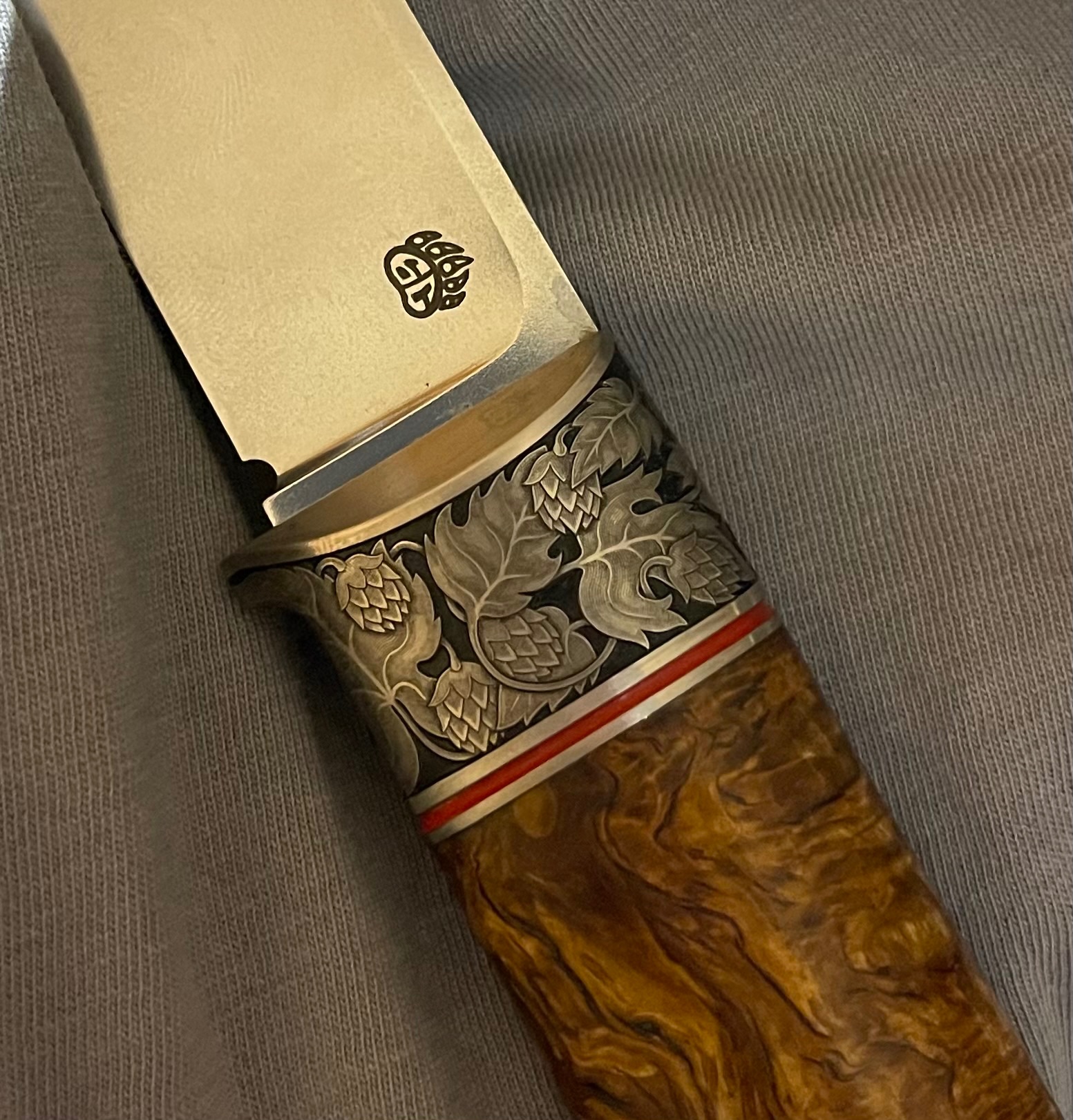 Гравировка титанового больстера