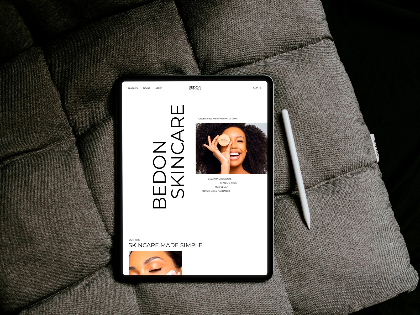 Онлайн-магазин для бренда косметики