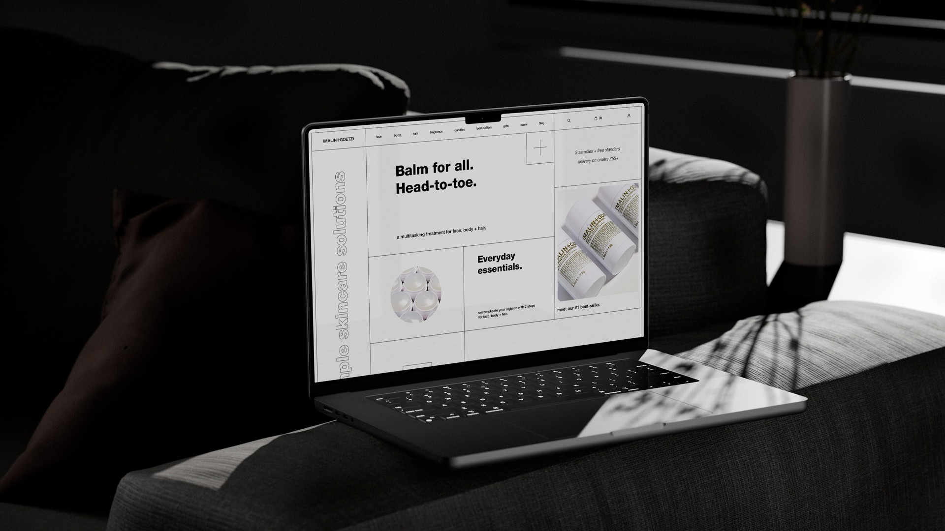 Сайт для бренда косметики